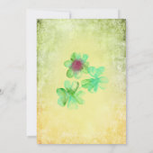 Modèle de la Saint Patrick, Invitation de la fête, (Dos)