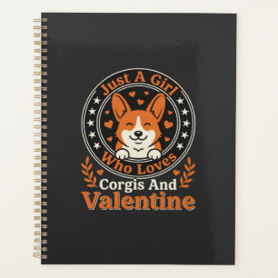 Modèle de la Saint-Valentin Corgis pour filles qui