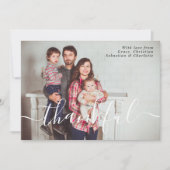 Modèle de la typographie de Thanksgiving (Devant)