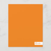 Modèle de la typographie de Thanksgiving (Dos)