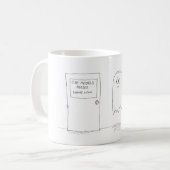 Modèle de la vie - tasse de bande dessinée (Devant gauche)
