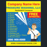 Modèle de lavage et de nettoyage sous pression<br><div class="desc">Faites la promotion de votre entreprise avec ces flyers efficaces pour les services de lavage pression/puissance avec photo de la caricature de lave-pression. Il vous suffit d'ajouter vos propres informations à la conception pour customiser ces dépliants professionnels de nettoyage et de lavage sous pression/puissance.</div>