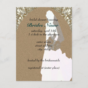 Modèle de l'invitation à la douche nuptiale