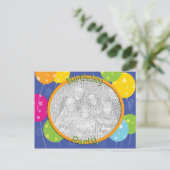 Modèle de l'invitation de la fête d'anniversaire (Debout devant)