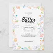 Modèle de l'invitation de Pâques (Devant)