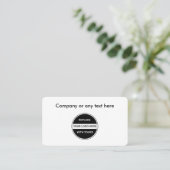 Modèle de logo carte de visite (Debout devant)