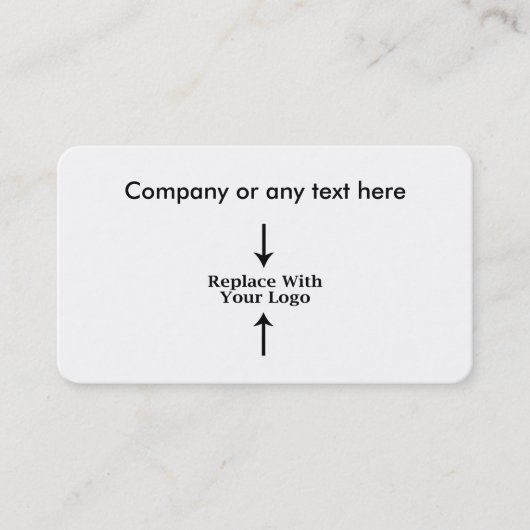 Modèle de logo de carte de visite (Devant)