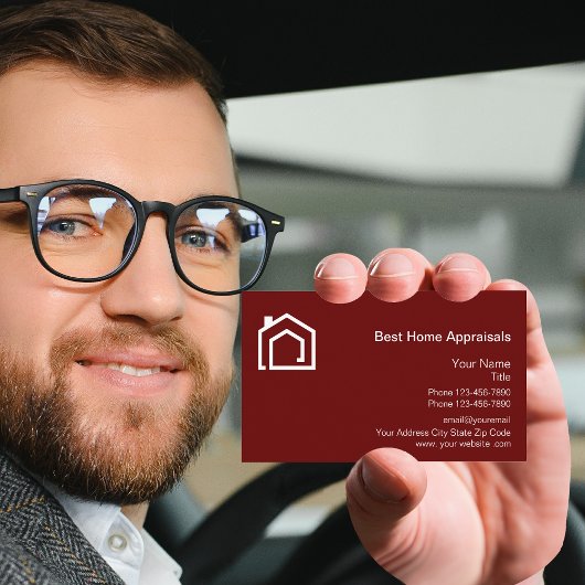 Modèle de logo d'évaluateurs de maison sur cartes