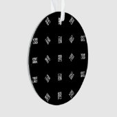Modèle de logo moderne unique | Noir (devant)