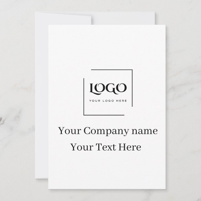 Modèle de logo personnalisé élégant (Devant)