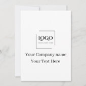Modèle de logo personnalisé élégant (Devant)