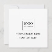 Modèle de logo personnalisé élégant (Devant)