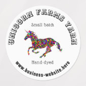 Modèle de logo rond Étiquettes d'affaires en noir (Design 2)