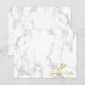 Modèle de marbre de texte de script de manuscrit d (Devant / Derrière)