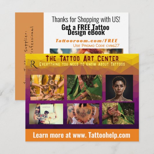 Modèle de marque personnalisé pour les circulaires (Devant / Derrière)