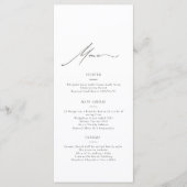 Modèle de menu (Devant)