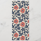 Modèle de menu beige élégant (Dos)