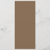 Modèle de menu beige élégant (Dos)