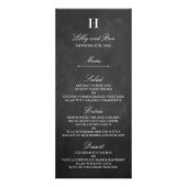 Modèle de menu Chalkboard Mariage (Devant)