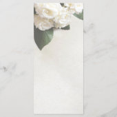 Modèle de menu de dîner de mariage personnalisable (Dos)