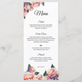 Modèle de menu de mariage élégant – Conception imp (Devant)