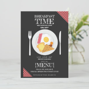 Modèle de menu de restaurant simple et élégant, Me