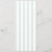 Modèle de menu vert pâle élégant (Dos)