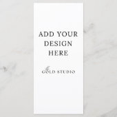 Modèle de menu vide (4 x 9) (Dos)