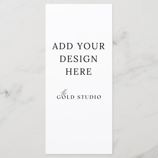 Modèle de menu vide (4 x 9) (Dos)