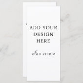 Modèle de menu vide (4 x 9) (Devant / Derrière)