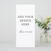 Modèle de menu vide (4 x 9) (Debout devant)