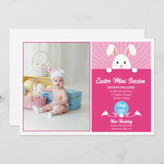 Modèle de mini-session de Pâques (Devant / Derrière)