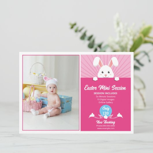 Modèle de mini-session de Pâques (Debout devant)