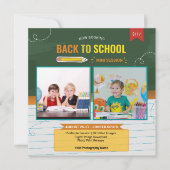 Modèle de mini session de rentrée scolaire (Devant)