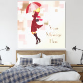 Modèle de mode parapluie toile enveloppée (Insitu(Chambre))