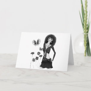 MODÈLE DE MODE TOUTE CARTE D'OCCASION