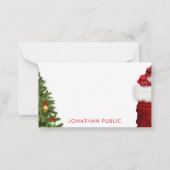 Modèle de monogramme de Noël Calligraphié (Dos)