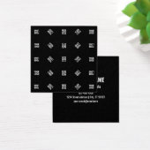 Modèle de motif de logo moderne unique | Noir (Bureau)