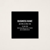 Modèle de Motif Logo moderne unique | Black (Dos)