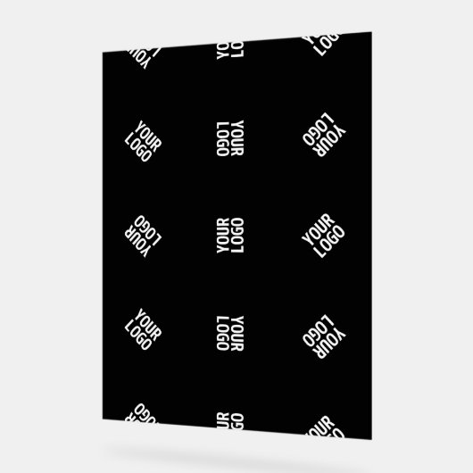 Modèle de Motif Logo moderne unique | Black (Angle)