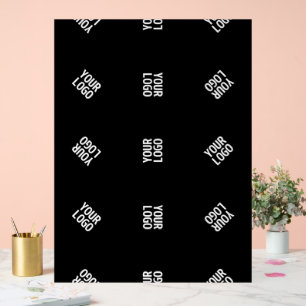 Modèle de Motif Logo moderne unique Black