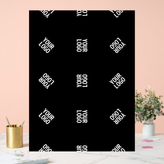 Modèle de Motif Logo moderne unique | Black (Mariage)