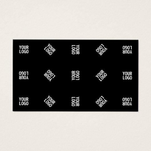 Modèle de Motif Logo moderne unique | Black (Devant)