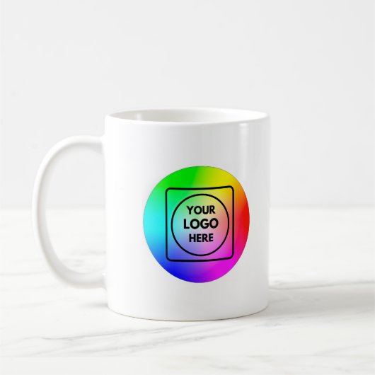 Modèle de mug de logo d'entreprise simple moderne  (Gauche)