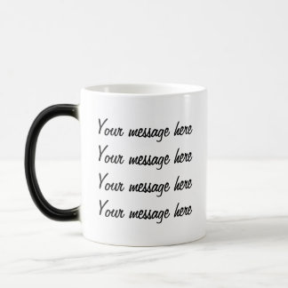 Modèle de mug de transformation de message secret