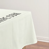 Modèle de nappe de table d'entreprise avec logo et (In Situ)