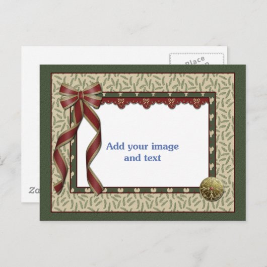 Modèle de Noël (Devant / Derrière)