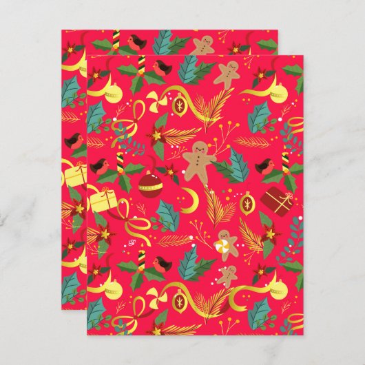 Modèle de Noël 6 (Devant / Derrière)