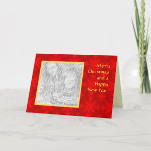 Modèle de Noël de neige père Noël