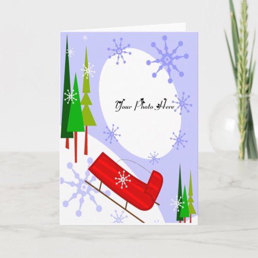 Modèle de Noël de traîneau (Devant)